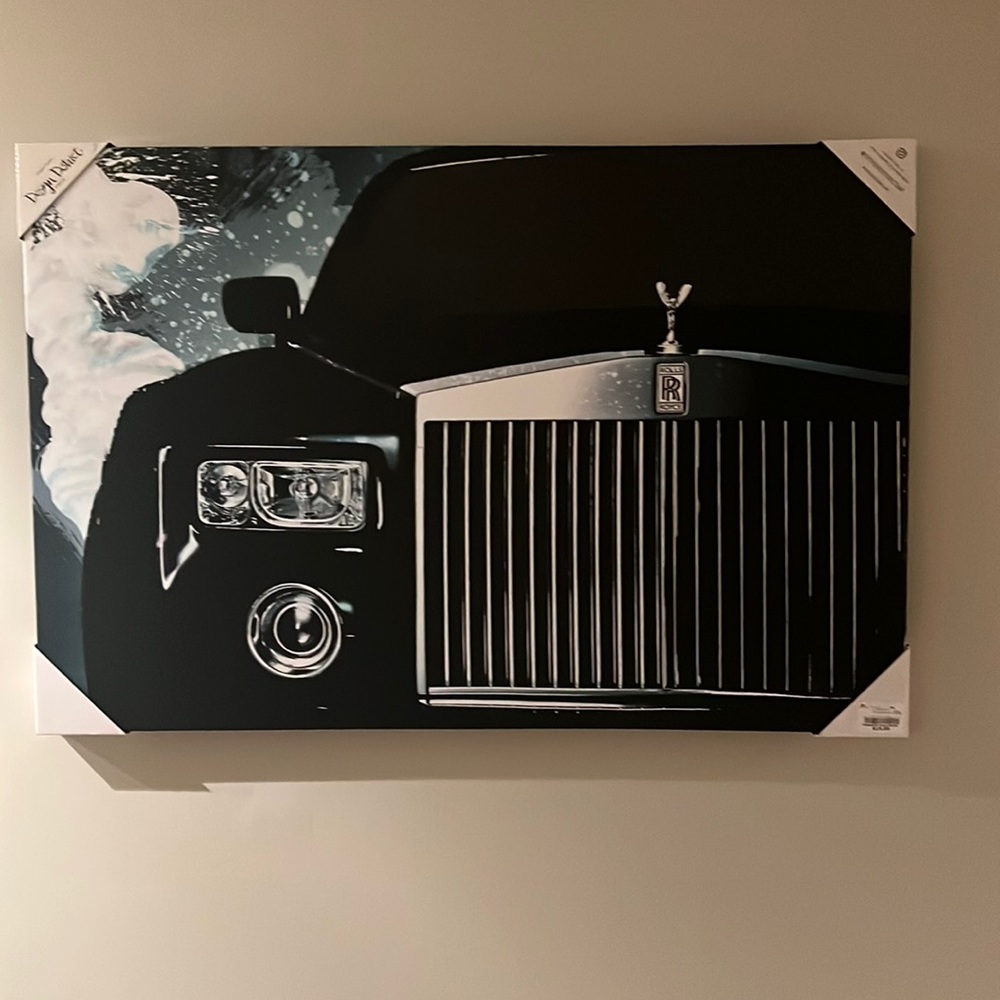 Rolls Royce canvas art